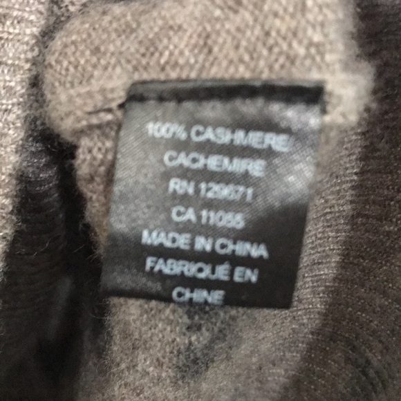 360 Skull Cashmere Cara Jack Brown Skull Print Cashmere Sweater Size S - Picture 4 of 13